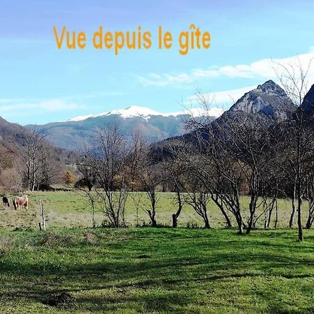 Grange En Pierres. Grand Jardin Et Belle Vue Villa Saurat Exterior foto