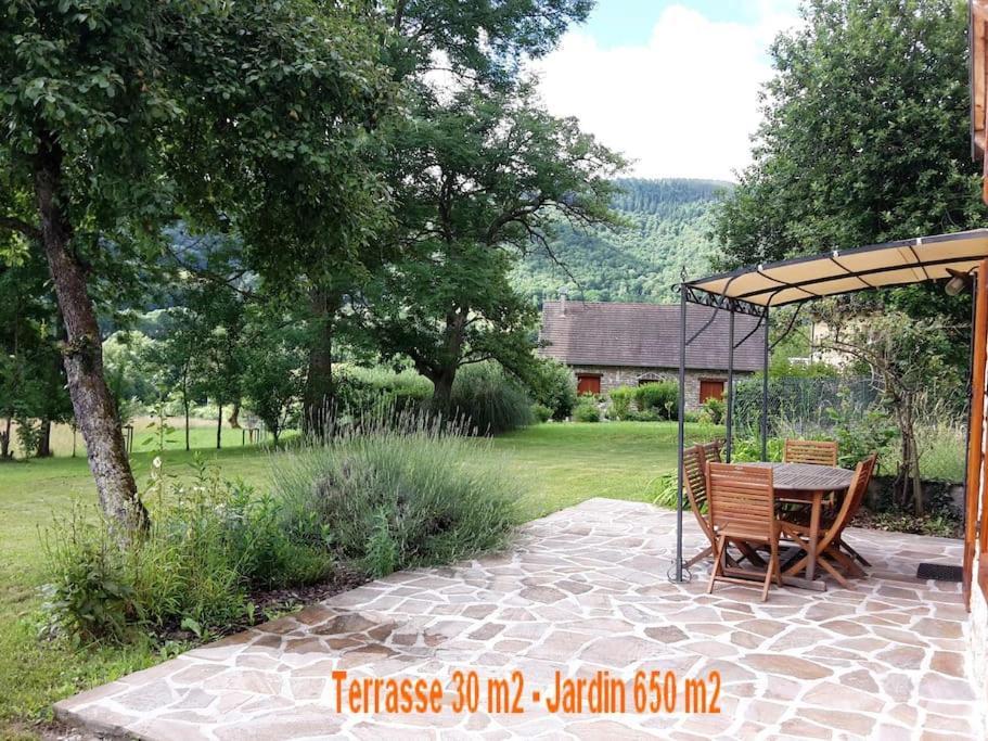 Grange En Pierres. Grand Jardin Et Belle Vue Villa Saurat Exterior foto