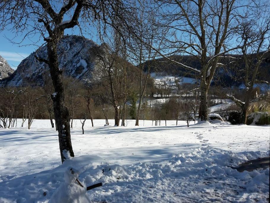Grange En Pierres. Grand Jardin Et Belle Vue Villa Saurat Exterior foto